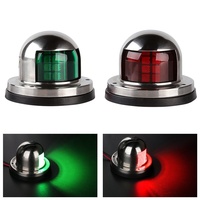 Lampe latérale de Navigation en acier inoxydable, éclairage LED, pour bateau, Yacht, bateau, rouge ou vert, DC 12V