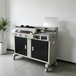 Máquina Automática <span class=keywords><strong>de</strong></span> Encuadernación con Pegamento, Máquina <span class=keywords><strong>de</strong></span> Encuadernación <span class=keywords><strong>de</strong></span> Libros <span class=keywords><strong>de</strong></span> Tapa Dura A4, Máquina Grapadora <span class=keywords><strong>de</strong></span> Encuadernación <span class=keywords><strong>de</strong></span> Libros - Product Image 1