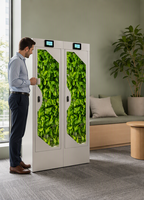 Armoire de culture hydroponique 1800 mm, système de jardinage intérieur intelligent, agriculture verticale, boîte de culture de plantes, double écran, maison, restaurant