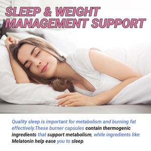 ACORN Control de grasa mientras duerme noche Control de peso suplementos cápsulas con melatonina - Product Image 2