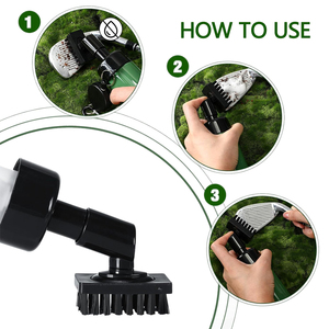Brosse de nettoyage pour clubs de golf avec logo personnalisé, accessoires de golf portables, grande brosse <span class=keywords><strong>à</strong></span> poils en nylon, bouteille <span class=keywords><strong>à</strong></span> presser - Product Image 6