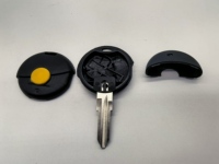 Coque de clé télécommande ABS à 1 bouton avec lame externe pour appareils intelligents Chine