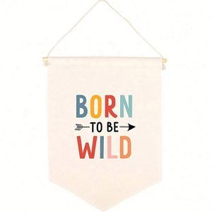 ป้ายผ้าโพลีเอสเตอร์พิมพ์ลายสำหรับตกแต่งภายในอาคาร ขนาด 30x180 ซม. น้ำหนักเบา พกพาสะดวก กันน้ำ ราคาส่งถูก รับทำตามสั่ง - Product Image 2