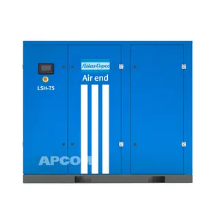 Compresseur d'air à vis APCOM 75kw 100hp 75 kw 100 hp onduleur à fréquence variable pour compresseur d'air