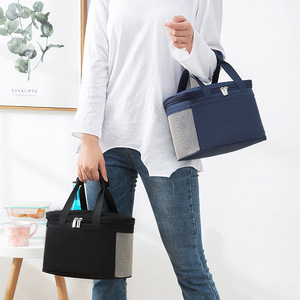 Sac isotherme en cuir pour pique-nique, boîte à bento, sac de conservation de la fraîcheur grande capacité, sac à glace - Product Image 4