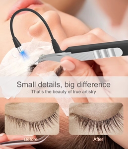 Lampe à cils LED UV flexible à col de cygne avec pédale sans fil 395-405nm pour séchage rapide des extensions de cils en salon, logo gratuit - Product Image 4