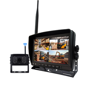 Xách tay ống kính kép màn hình không dây <span class=keywords><strong>Kit</strong></span> 7-inch IPS màn hình an ninh Hệ thống <span class=keywords><strong>camera</strong></span> Vòng ghi âm cho xe ô tô bán xe tải phía sau xem - Product Image 1