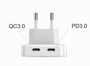 Productos de Tendencia para 2026: <span class=keywords><strong>Cargador</strong></span> de Viaje Delgado de Doble Puerto QC+PD para iPhone y <span class=keywords><strong>iPad</strong></span> - Product Image 3