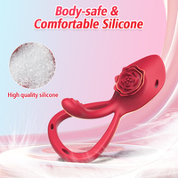 IPX6 Wasserdichter Silikon-Vibrator mit 9 Frequenzen, APP-Steuerung, Neuheit für Erwachsene, Diskrete Verpackung, Tragbarer Massagestab