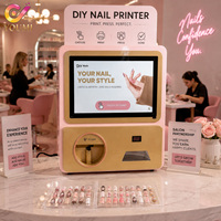 Imprimante numérique 3D automatique moderne pour nail art avec système IA et connexion Wi-Fi pour salons, boutiques et centres commerciaux – Profit rapide
