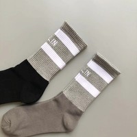 Chaussettes réfléchissantes pour hommes, lot de 8, Design tendance, idéales pour la course de nuit