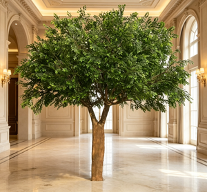 Grand arbre artificiel de mangue personnalisé, tronc réaliste en fibre de verre, faux arbre banian pour la décoration intérieure ou extérieure - Product Image 6