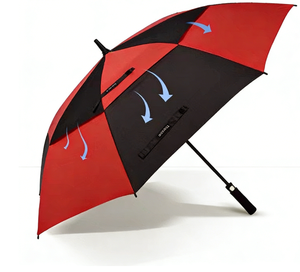 Parapluie de golf de luxe de haute qualité 2025, ouverture automatique, logo de marque personnalisé, tissu en nylon - Product Image 4
