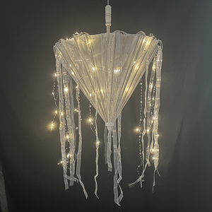Paraguas de papel engrasado de hilo japonés chino LED sombrilla de encaje de princesa paraguas chino japonés Cosplay accesorios de fiesta de <span class=keywords><strong>Drama</strong></span> - Product Image 5