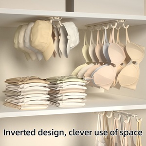 Multifunctional Push-Pull <b>Hanging</b> Rack Double Row Hook <b>Wardrobe</b> Clothes <b>Hanging</b> Device Coat Stand - Product Image 5