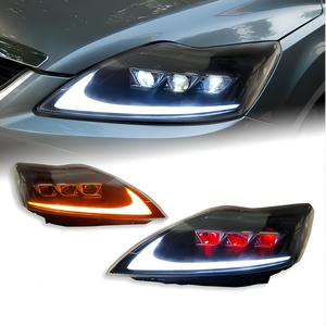 <span class=keywords><strong>Faros</strong></span> Delanteros LED de 12V y 6000K para <span class=keywords><strong>Focus</strong></span> 2009-2014 <span class=keywords><strong>MK2</strong></span> MK3, Conjunto de <span class=keywords><strong>Faros</strong></span> DRL con Luz de Señal de Giro Secuencial - Product Image 3