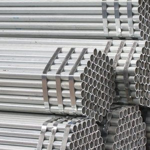 Prix direct usine Tuyau en <span class=keywords><strong>acier</strong></span> galvanisé 4 pouces ASTM A53 Gr B SCH40 Tube soudé ERW pour systèmes d'eau et de protection incendie - Product Image 1