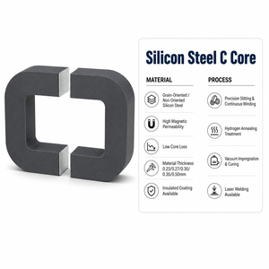 Nucleo Toroidale Elettrico <span class=keywords><strong>per</strong></span> Trasformatori con Magnete in Terre Rare Composito <span class=keywords><strong>per</strong></span> Industrie Nanocristalline, Alta Precisione di Misurazione (HMA) - Product Image 2