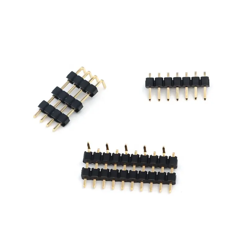 Custom 2pin-40pin 1.27mm 2.0mm 2.54mm Pitch Double Row Female Pin Header