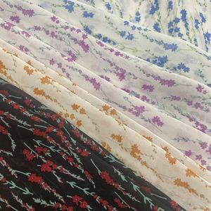 Stampa digitale tessuto Chiffon De Chine tessuto altro rotolo di tessuto imballaggio lavorato a maglia fare secondo <span class=keywords><strong>disegni</strong></span> stampati Crepe 160CM - Product Image 6