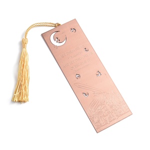 Natural Metal Art Collection Souvenir Gift Custom Pink Ruler Shape Custom <b>Bookmark</b> - Product Image 1