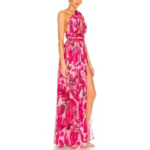 Vestido Largo de Verano Informal para Mujer, Personalizado, de Tela de Poliéster y Elastano, Elegante, de Un Solo Hombro, a la Moda - Product Image 2