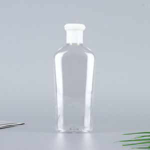 ขวดพลาสติกใสแบบแบนบีบได้ ขนาด 200 มล. พร้อมฝาปิดแบบพลิก สำหรับน้ำมันมะกอก ซอสมะเขือเทศ ซอสพริก ซอสต่างๆ น้ำผึ้ง ขายส่ง - Product Image 4
