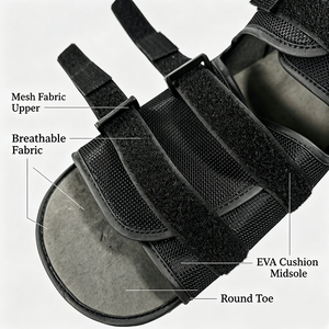 Bota Médica de Yeso con Suela Plana de EVA y Malla Transpirable Ligera, con Suela Exterior de TPR, para Fracturas Postoperatorias - Product Image 3
