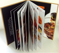 Livrets de menu de spa personnalisés A4 avec couverture rigide, logo en feuille d'or, couverture mate imperméable, livre de menu de restaurant