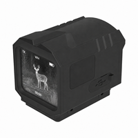 Fabrika OEM ODM 256x192 Mini Kare Termal Görüş Cihazı 13mm F0.9 Lens Dokunmatik Ekran Video Kayıt Özelleştirilebilir Logo Gece Avı İçin