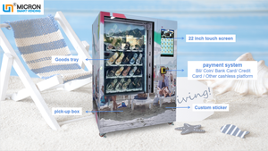 Micron Thông Minh Wifi Bán Hàng Tự Động Dép Máy Bán Hàng Tự Động Với 22Inch Màn Hình Cảm Ứng Trong Khách Sạn - Product Image 6