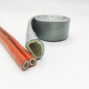 Manguera de línea de aceite en frío y caliente, tubo de <span class=keywords><strong>aislamiento</strong></span> de goma, <span class=keywords><strong>protector</strong></span> de alta temperatura, funda de seda trenzada de fibra de vidrio - Product Image 3