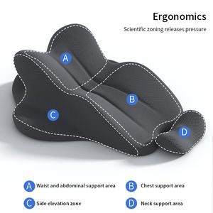 <span class=keywords><strong>Almohada</strong></span> Ergonómica de Espuma Viscoelástica de Alta Densidad para Adultos, Cojín para Parejas, <span class=keywords><strong>Almohada</strong></span> Sexual <span class=keywords><strong>en</strong></span> Forma de <span class=keywords><strong>Cuña</strong></span>, Triangular, para Cama, Lactancia, Hoteles - Product Image 4