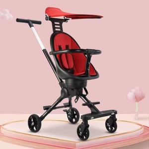 Cochecito de Bebé de Acero Ligero, Económico y Sencillo, <span class=keywords><strong>Silla</strong></span> de <span class=keywords><strong>Paseo</strong></span> Plegable para Niños, Fabricación Hebei de la Colección Prams Family - Product Image 4