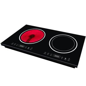 Cuisinière infrarouge à Double <span class=keywords><strong>induction</strong></span>, cuisinière infrarouge à <span class=keywords><strong>induction</strong></span> <span class=keywords><strong>mixte</strong></span>, deux plaques <span class=keywords><strong>de</strong></span> <span class=keywords><strong>cuisson</strong></span> combinées, cuisinière hybride avec une bonne technologie et des matériaux - Product Image 4