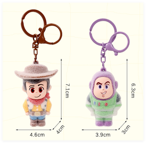 Llavero de Personaje de Dibujos Animados 2026, Fabricante al por Mayor, Diseño 3D con Flocado, Lindo Llavero de Vaquero para Juegos, Divertido Regalo Pequeño para Mochila Escolar, <span class=keywords><strong>Teléfono</strong></span> de Niños - Product Image 2