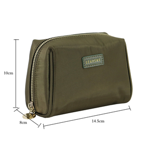 Ladies' Fashion PU Makeup <b>Bag</b> Small Travel-friendly <b>String</b> Closure with Stylish Thread Pattern Multi-Function Hangable Design - Product Image 4