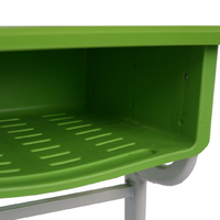Bureaux et chaises à double colonne réglables en hauteur pour une seule personne dans les écoles