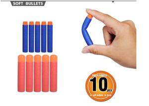 Высококачественная игра на открытом воздухе игрушечный пистолет снайперский Дартс Бластер 2 режима стрельбы с 5 синими дротиками 5 красными Мега Дартс - Product Image 5