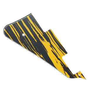 Tùy Chỉnh Màu Vàng Đen Tiger Scratch Tấm Lp Điện Guitar Bảo Vệ Guitar <span class=keywords><strong>Pickguard</strong></span> Sản Xuất Tại Trung Quốc - Product Image 3