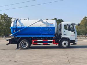 รถดูดสิ่งปฏิกูลแบบสุญญากาศ Dongfeng D7 ขนาด 4x2 ถัง 10000 ลิตร พร้อมปั๊มสุญญากาศแบบวงแหวนน้ำ เหมาะสำหรับการขนส่งสิ่งปฏิกูลและตะกอนในแอฟริกาเขตร้อน - Product Image 2