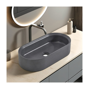 Best Price Solid Surface <strong>Basin</strong> Bathroom Oval <strong>Wash</strong> Bathroom Catch Cement <strong>Basin</strong> Sink Concrete Countertop <strong>Wash</strong> <strong>Basin</strong>