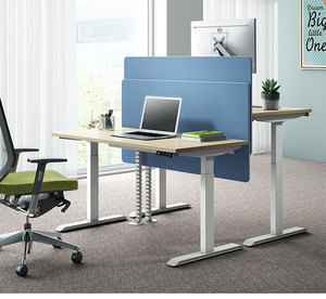 Electric Height Adjustable Modern <strong>Standing</strong> Desk with Cable Management Tray Anti-Collision <strong>Workstation</strong> Home Office - Product Image 3