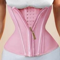 Ceinture Abdominale Gainante TJ Sports Sexy en Latex, Forte Compression pour la Taille
