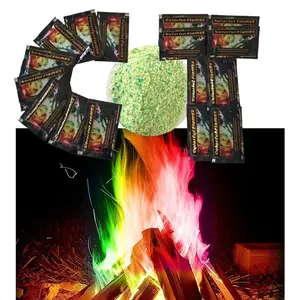 factory Wholesale professional mystical flames 15g magic Fire powder mystical fire for bonfire fire pit magic flames powder