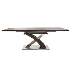 Tavolo da Pranzo Allungabile in Acciaio e MDF 160x90x77cm 220cm - Product Image 4