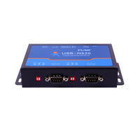 Serveur de communication Port série USR-N520 2 ports RS232/485/422 Ethernet convertisseur protocoles IP/TCP/UDP Transmission transparente
