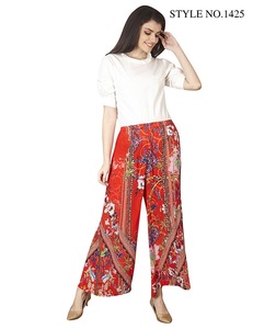 Pantalon imprimé à la mode pour femmes coupe ample confortable pantalon taille moyenne parfait pour la mode d'été et tenue décontractée de printemps décontracté - Product Image 4