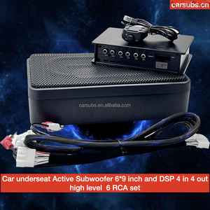 <span class=keywords><strong>Subwoofer</strong></span> actif de qualité pour voiture, sous le siège, 6*9 pouces, RMS 60W et DSP 4 entrées 4 sorties, haut niveau, 6 RCA, 4 canaux, 50W, classe AB - Product Image 2