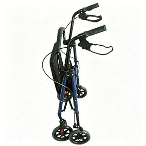 รถเข็นสี่ล้อ Lan Zekang พร้อมที่นั่งและกระเป๋าสำหรับผู้สูงอายุ - Product Image 2